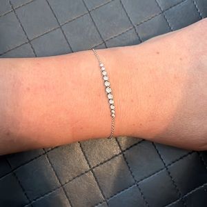 Ring Concierge Graduated Diamond Bezel Soft Chain Bracelet